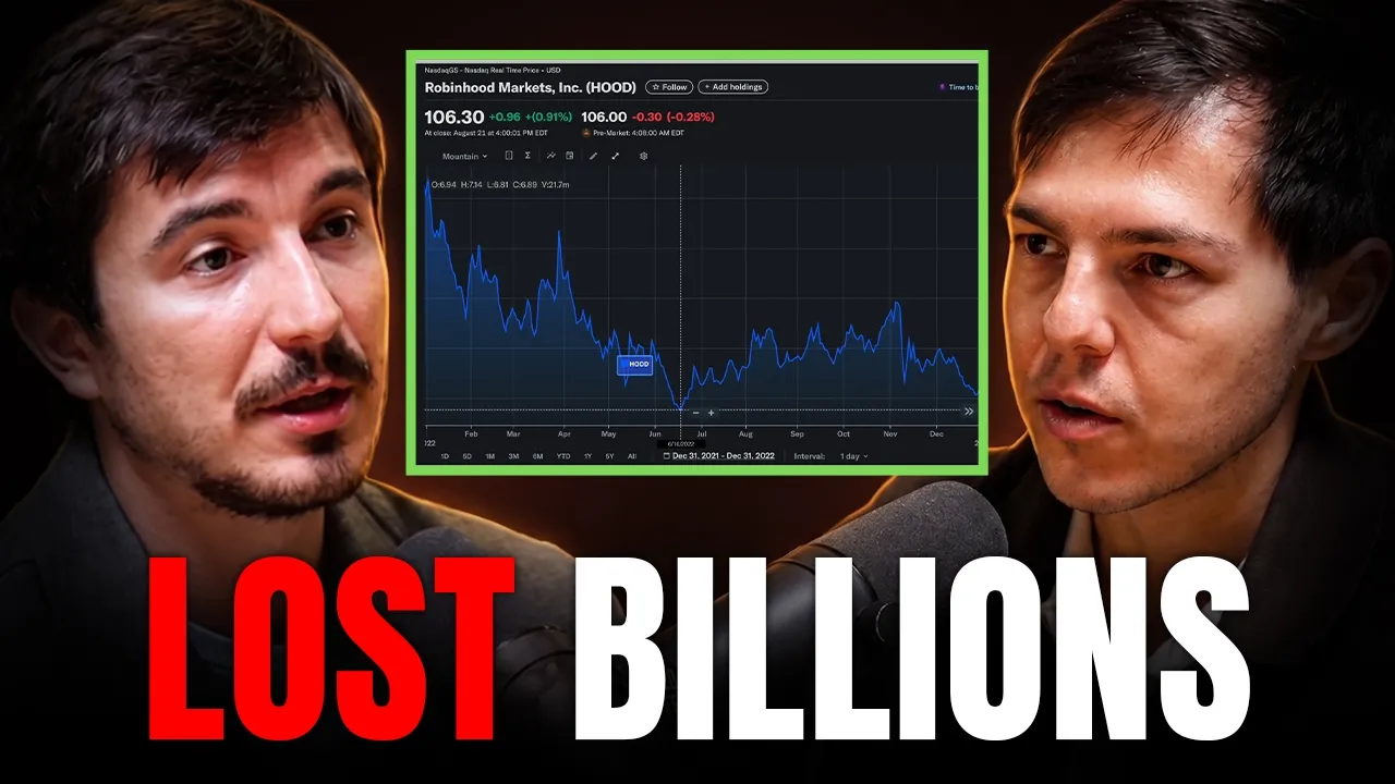 Robinhood CEO on Watching His Company CRASH 80%...