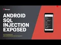 Perform an SQL Injection Attack on Android Using Drozer