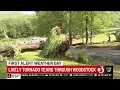 Possible tornado tears through Woodstock