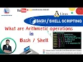 4 Shell - Scripting Arithmetic operations in simple English