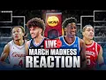 March Madness DAY 1 LIVE Reactions updates scores s advice