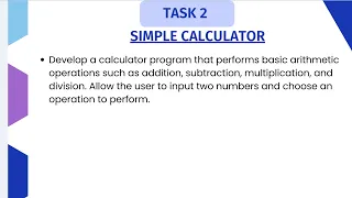 Task no 2 CodSoft internship in C SIMPLE CALCULATOR