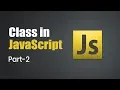 Introduction to Class in JavaScript Part 2 Eduonix
