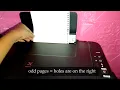 How I Print My Reviewers Using B5 Binder Loose Leaf Paper Easy Organized