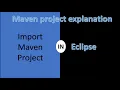 Import maven existing project into eclipse Maven Tutorial part 4