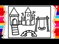 Playground Coloring Pages Fun Creative Outdoor Adventure for Kids