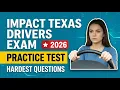 Impact Texas Young Drivers Exam Set 01 15 Questions and Answers