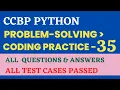 Coding Practice - 35 OOPs Problem-Solving Python CCBP 4 0