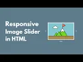 How to create a responsive image slider in HTML Slick js