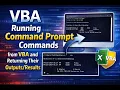 VBA - Running Command Prompt Commands from VBA and Returning Their