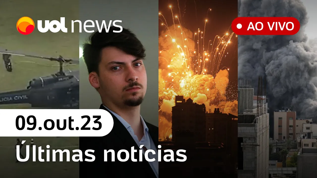 ???? Israel x Hamas: últimas notícias da guerra, cerco a Gaza, palestino ao vivo; caso Jair Renan e +