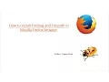 1 How to install firebug and firepath in firefox browser