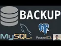 Automatic MySQL PostgreSQL Backups with a Shell Script and Cron Job