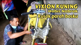 Download Vixion jari Nabrak | Rusak parah || ANAK VIJAR - VMOM OFFICIAL MP3