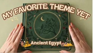 I Turned My Bullet Journal Into Ancient Egypt Setup Flip Through Plan with me
