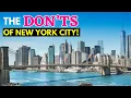 25 Things NOT To Do in New York City Travel Mistakes to Avoid