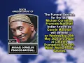 Michael Cornelius Francois-Marshall Short Obituary