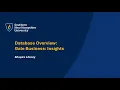Gale Business Insights Database Overview