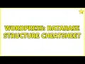 Wordpress Database structure cheatsheet