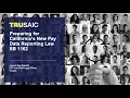 Preparing for California s New Pay Data Reporting Law SB 1162