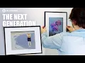 Color E-Ink on Your Wall BLOOMIN8 E-Ink Canvas Hands-On Review