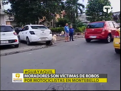 Moradores son víctimas de robos por motocicletas en Montebello