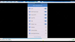 How to start alarm push in app for VCA