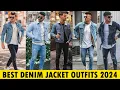 Best Denim Jacket Outfit Ideas For Men 2024 Denim Jacket For Men Winter Fashion For Men 2024