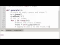 Interview Questions - Generate binary numbers between 1 to n using a queue