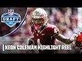 Keon Coleman Highlight Reel Buffalo Bills select FSU WR with 33rd pick 2024 NFL Draft
