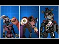 All Animatronics Become Friends And Counter Jumpscaries