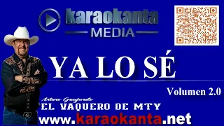 El Vaquero de Mty Ya lo sé  Karaoke
