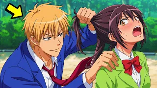 Loser Nerdy Girl Falls in Love with The Bad Boy of the School