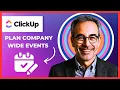 How To Use Clickup To Plan Company Wide Events (Complete 2025 Guide)