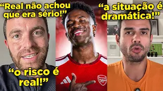 🤯VINI JR. LARGOU O F0D*-S! E AGORA REAL COMEÇA A FICAR PREOCUPADO DE VERDADE COM IDA PRO ARSENAL!