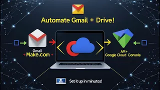 How to Connect Gmail Google Drive with Make com API Google Cloud Console Setup Step-by-Step