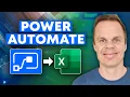 Microsoft Power Automate Add data to Excel get data from Excel Conditions and Send Email Guide