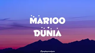 Marioo Dunia Lyrics Video 