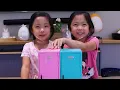 What's in my locker Challenge with Emma and Kate!