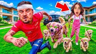 ELİF SİNEM KÖPEKLERİ KAÇIRDI !! BABAMIN İSYANI !! 