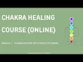 CHAKRA HEALING COURSE 2024 - MODULE 1