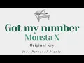 Download Lagu Got my number - Monsta X (Original Key Karaoke) - Piano Instrumental Cover with Lyrics