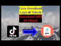 Cara Download lagu Tiktok | Cara download musik di Tiktok 2022