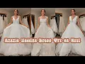 Azazie Wedding Dress Try On Haul Review