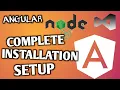 Angular Complete installation setup of Angular CLI Node Js And NPM Using Command Prompt