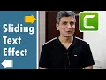 Text Slider Effect in Camtasia
