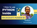 Power BI Python Tutorial Run Python Script Inside Power BI For Data Analysis Visualization
