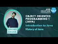 Introduction to Java History of Java JDK Object Oriented Programming 1 AIUB SOLUTION