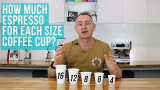 How Much Espresso Goes into the Different Cup Sizes Expert Cafe Advice