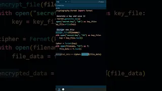 Encrypt Decrypt Files in Python